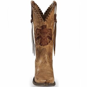 Ariat Brown Thunderbird Tassel Heeled Cowgirl Boots